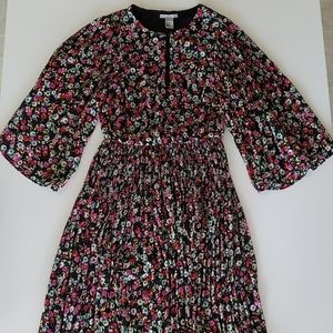 H&M Floral Midi-Dress Size 4